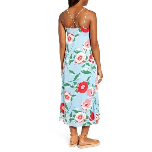 NWT Nordstrom Gibson Strappy Button Midi Sundress - Picture 2 of 7